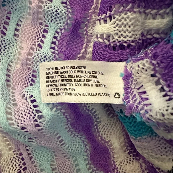 WILD FABLE Lilac Multi Colors Sleeveless Crop Top Large BNWT - Picture 4 of 4